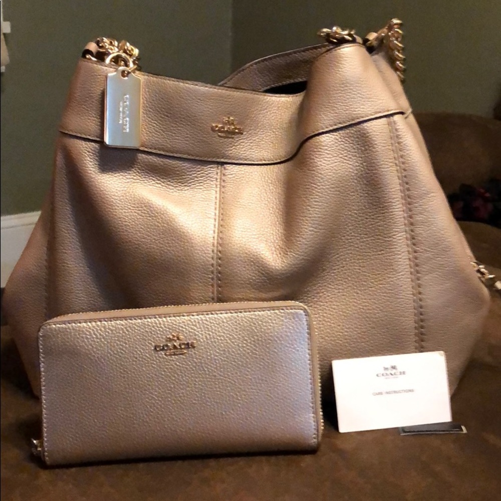 Coach Lexy and Wallet  gently used